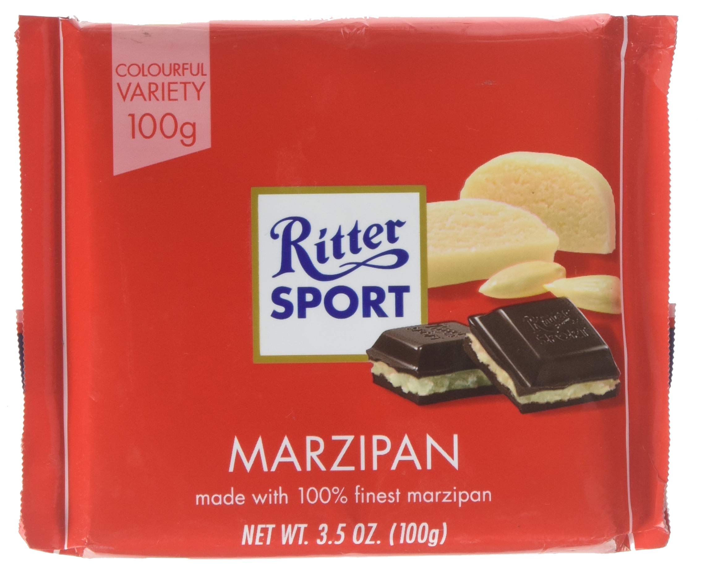 Ritter Sport Marzipan (1 Bars each 100g) from Germany